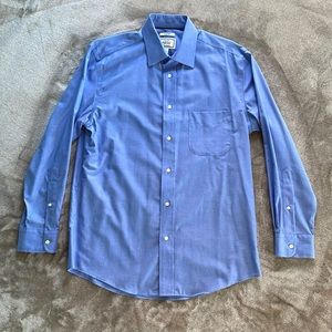 Blue Button Down Dress Shirt